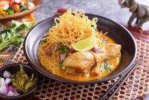 Northern Thai Chicken Curry Noodles (Khao Soi)